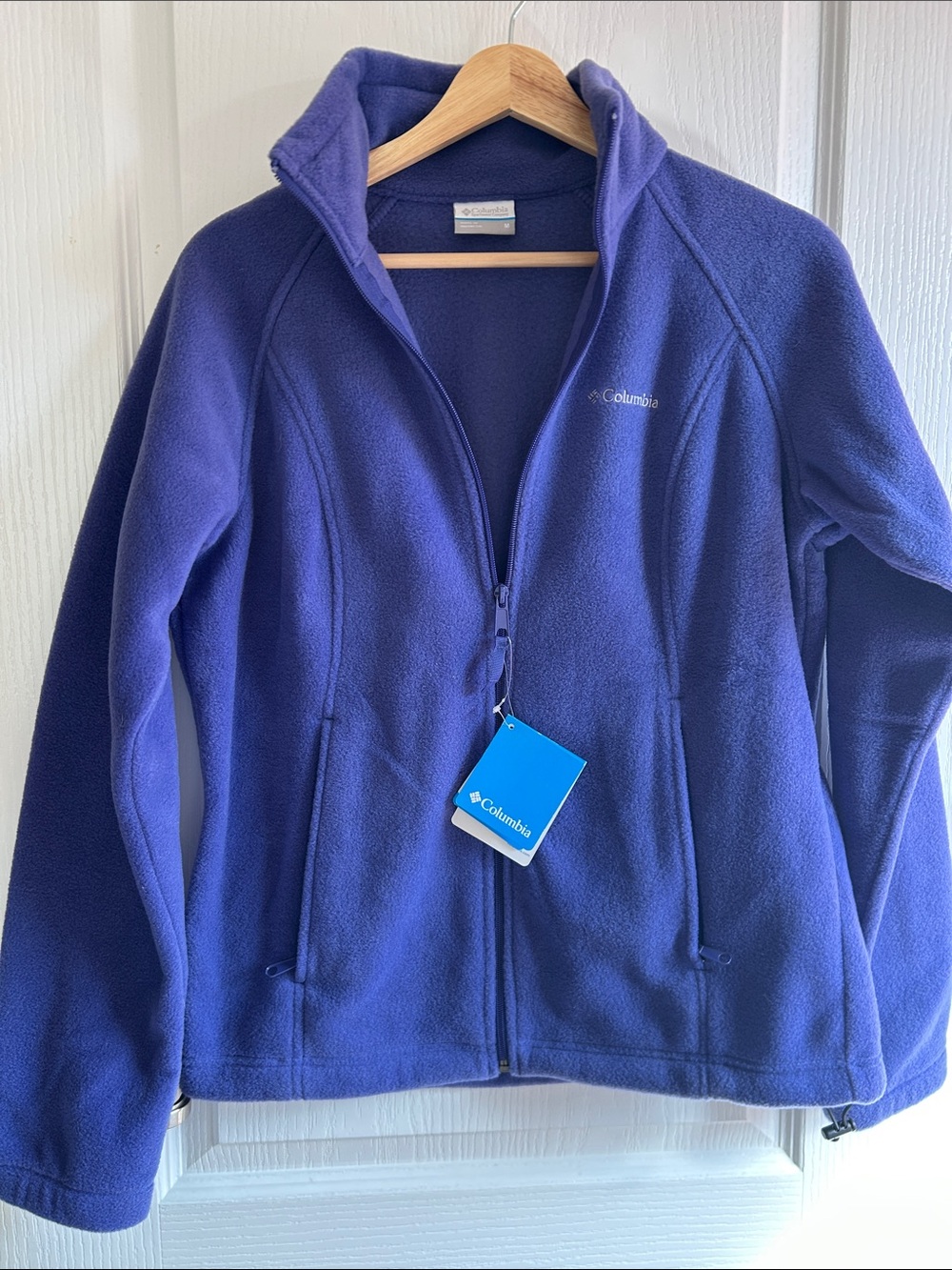 Columbia Women's Purple Full-Zip Fleece Jacket